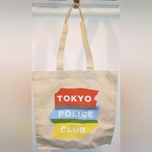 Vintage -Tokyo Police Club   Canvas TOTE BAG -   New Old Stock. Rare rock band